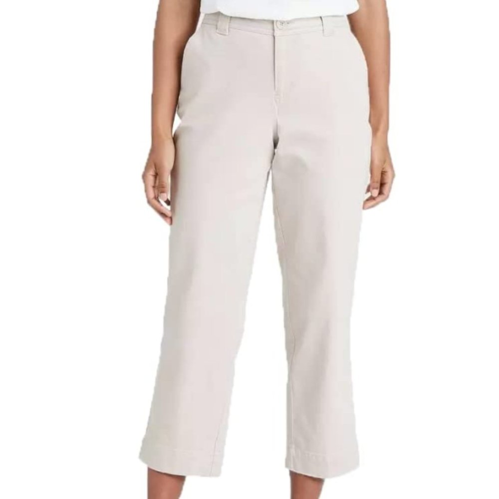A New Day Women's High-Rise Straight Leg Ankle Pants - Picture 1 of 1